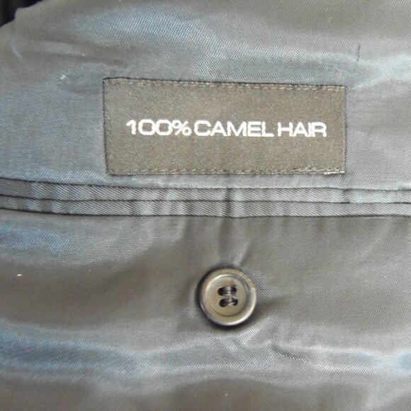 Mens 46R Dk Blue 100% Camel Hair Bill Blass Black Label Parisian Sport Jacket - Picture 4 of 10